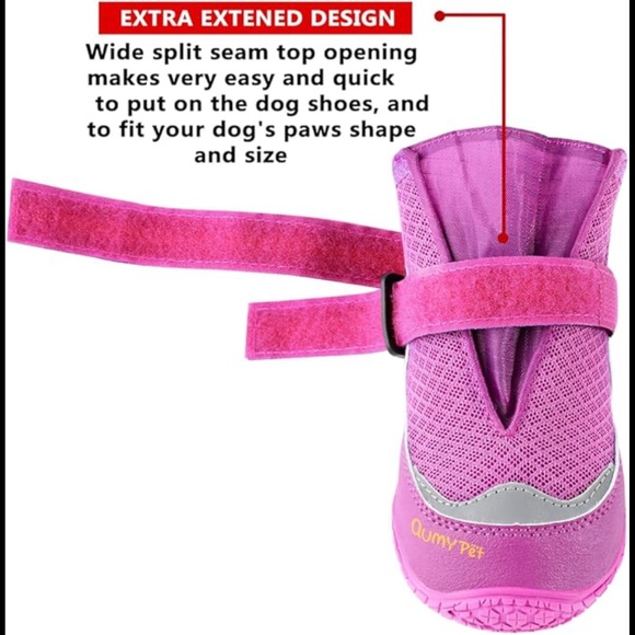 Dog Mesh Breathable Nonslip Walking Shoes - Boots - Picture 2 of 6